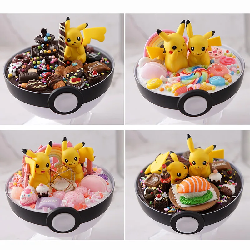 

Anime Monster XY LED Figures Pikachu Bulbasaur Charmander handcraft DIY Model Toys Brinquedos Christmas Collection Model Toy