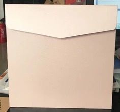 30 шт-17,5x17,5 см перламутровый бумажный конверт квадратный свадебные пригласительные конверты платок специальное приглашение - Цвет: light pink