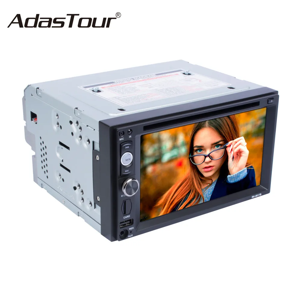 

Car DVD Multimedia Player with IOS/Android Mirror Link Bluetooth Autoradio 2 Din 6.2" Touch Screen MP5 Player TF USB Car Radio