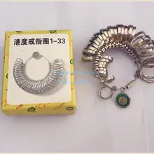 Высокое качество ювелирные инструменты Размеры No.1-27 браслет измерительный инструмент браслет Размеры r инструменты 1 шт./лот