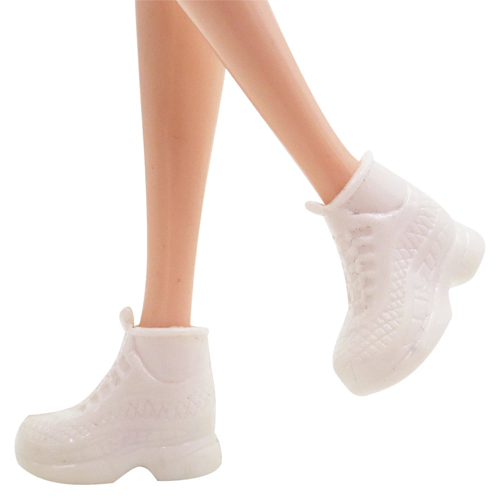 Нагорный Карабах 5 пар/компл. кукла белые туфли милые модные детские кроссовки для куклы Барби Высокое качество Детские игрушки Аксессуары 001A DZ