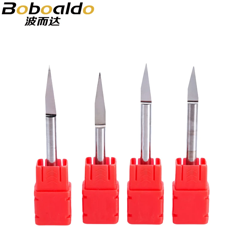 

1pcs 4mm Engraving Bits Precision grinding V Shape Carbide PCB milling Cutter CNC Router bit Machine Accessories