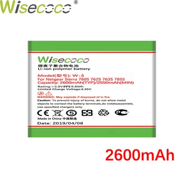 

Wisecoco W3 2600mAh New Powerful Battery For Netgear Sierra W 3 W-3 760S 762S 763S 785S Phone Battery Replace + Tracking Number
