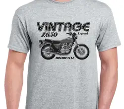 2019 Новый 3d Японии Z650 77 Вдохновленный Винтаж Мотоцикл Классический Байкерская рубашка TshirtT рубашка Для мужчин Забавные футболки короткий