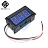 Medidor de voltímetro Digital Mini LED, CC 0-100V, voltímetro de voltios, Fahrzeuge, Detector de voltios rojo/azul/coche ecológico, Monitor DC 12V ► Foto 2/6