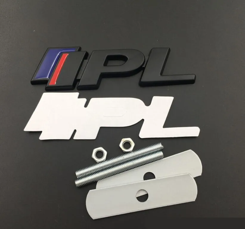 IPL логотип 3D Металлическая Автомобильная эмблема наклейка на багажник значок для
