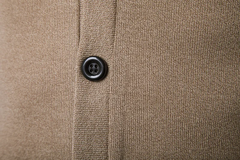 ENV Для мужчин ST Для мужчин свитер мужской повседневная верхняя одежда кардиган осень 2017 г. человек Однобортный кардиган с треугольным