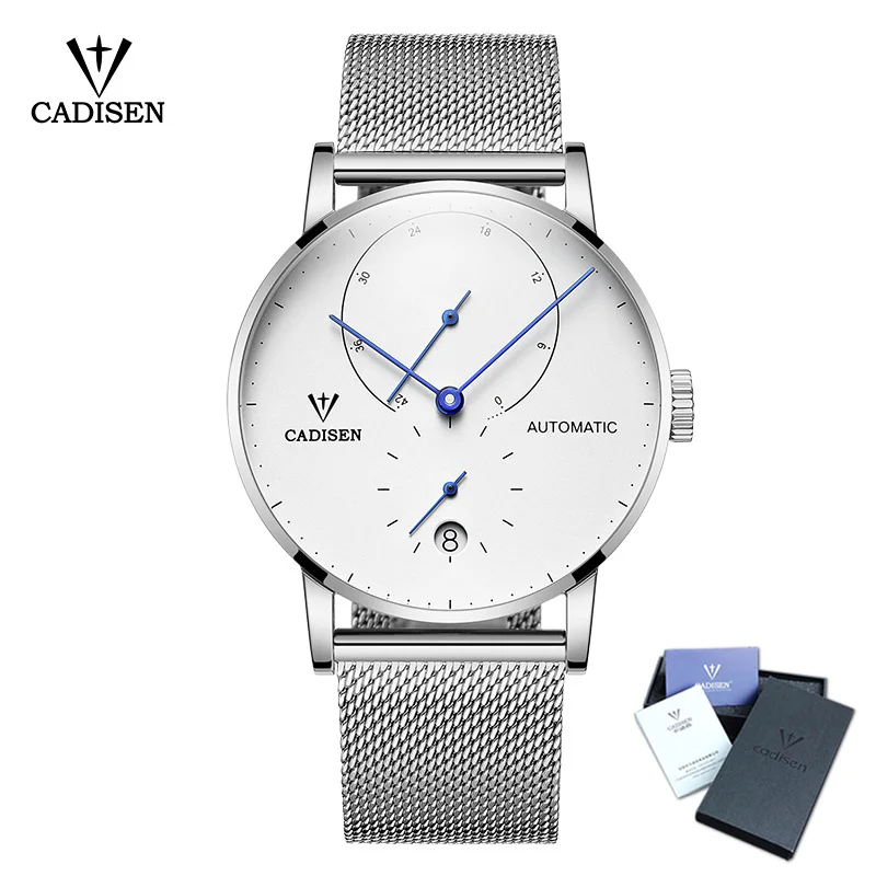 

2018 NEW Fashion Men's Watch Automatic Mechanical Watch CADISEN Top Brand Luxury Business Watches Clock Male Relogio Masculino