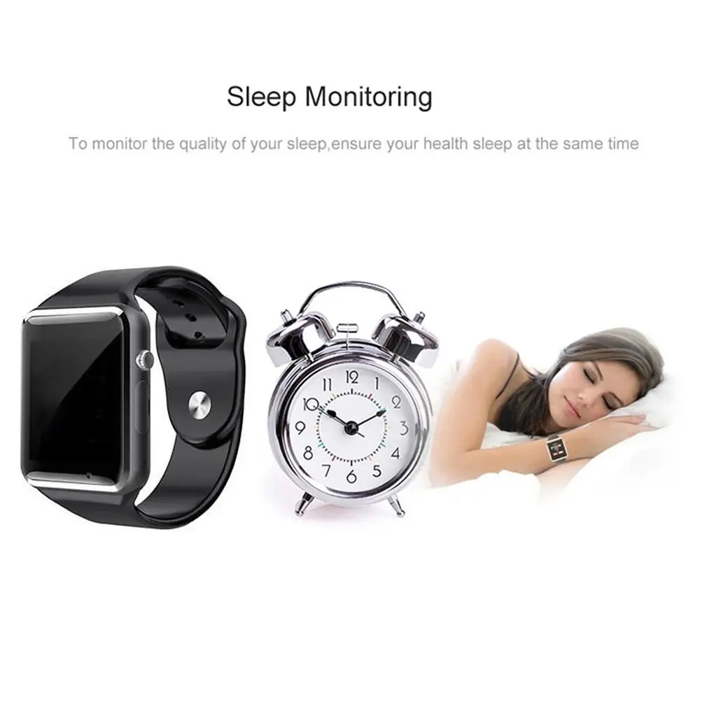 A1 Wristwatch Bluetooth Smart Watch Band Sport Pedometer With Camera Smartwatch For Android Smartphone Russia T15 good than DZ09