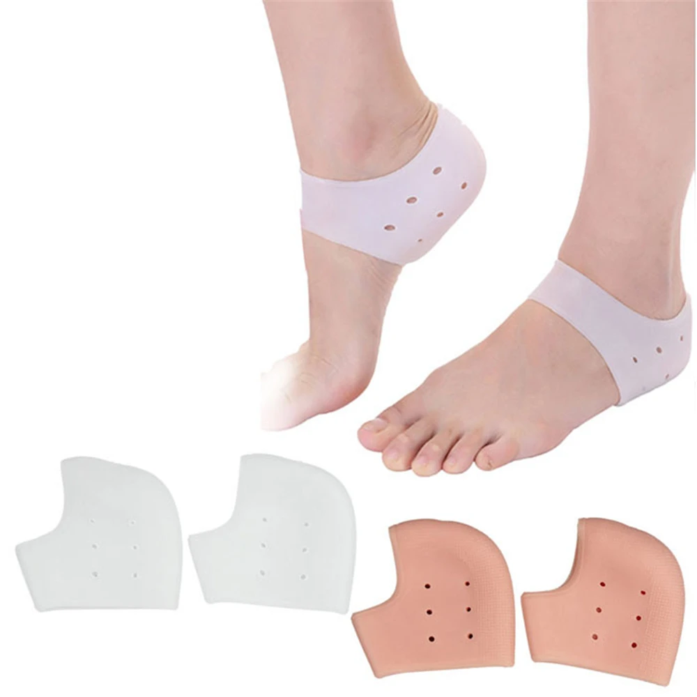 

1 Pair Silicone Moisturizing Gel Heel Socks Cracked Foot Skin Care Protectors Anti Cracking Foot Care Socks Soft Gel Socks