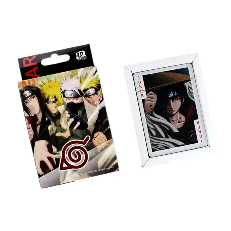 1 Deck Naruto Characters Playing Cards Poker Paper Cards Super Good