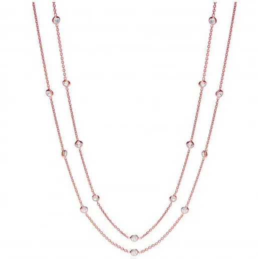 Женская цепочка из серебра 925 пробы с фианитами|chain necklace|fashion necklacenecklace fashion |