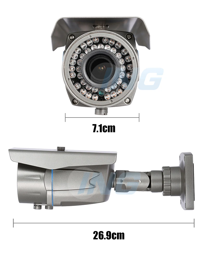 720 P/1080 P CCTV AHD камера 42 LED 2 8 12 мм зум Водонепроницаемая пуля наружная 1.0MP/2.0MP ночного