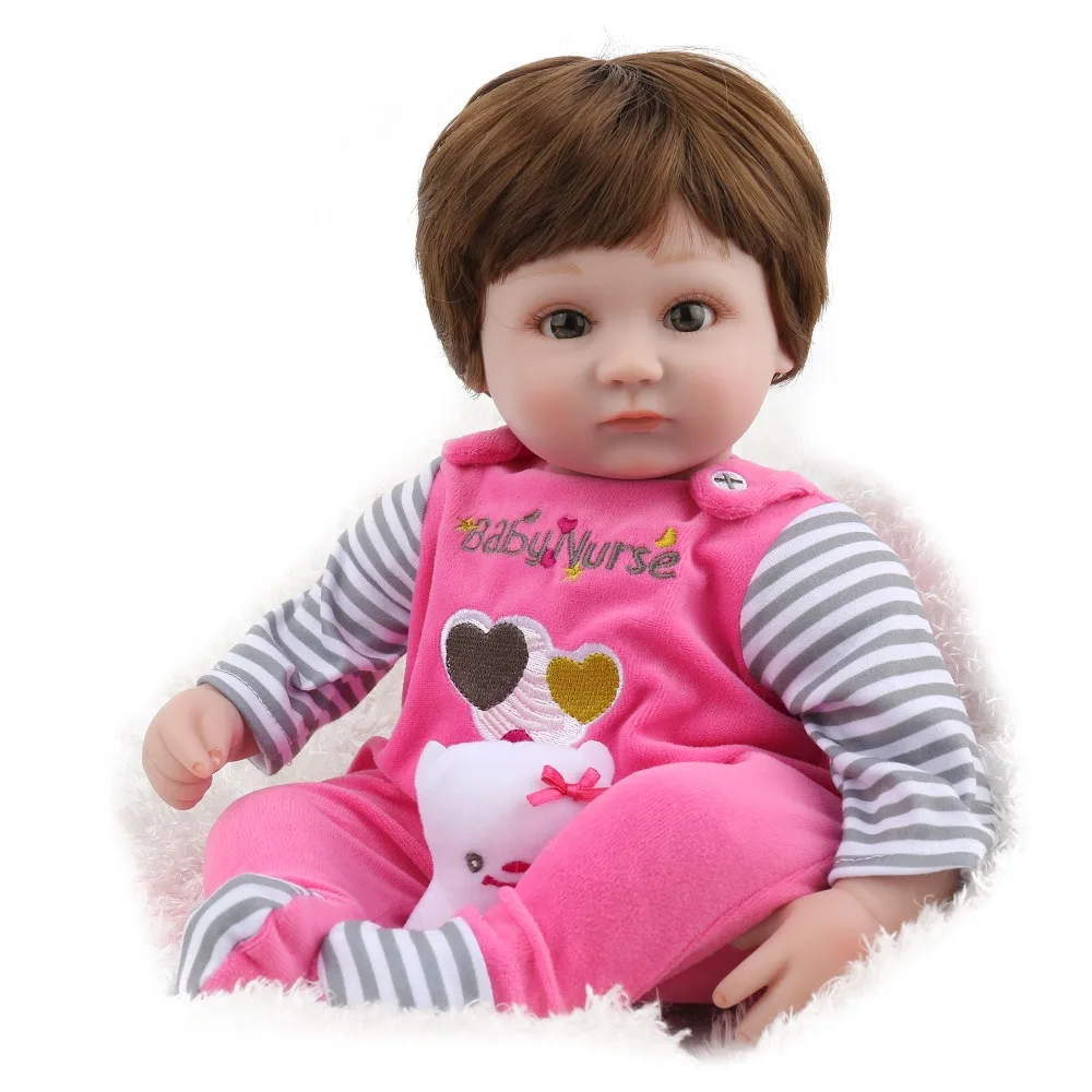 Кукла NPK Reborn Baby 16 дюймов 45 см Реалистичная горячая Распродажа кукла