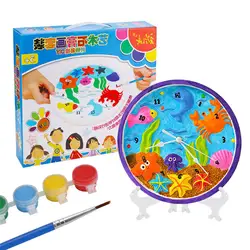 Смешные дети штукатурки, роспись игрушки для детей рисунок игрушки DIY Развивающие Игрушки для маленьких мальчиков и девочек детская A1