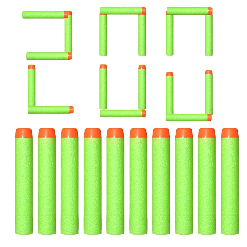 200pcs Refill Darts For Bullets Soft Hollow Hole Head 7.2cm Refill Darts Toy Gun Bullets Blasters Kids Guns Accessories 4