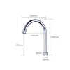 Kitchen faucet Replacement Stainless Steel Sink Faucet Spout Kitchen Sink Faucet Pipe Fittings Single Handle Connection ► Photo 2/5