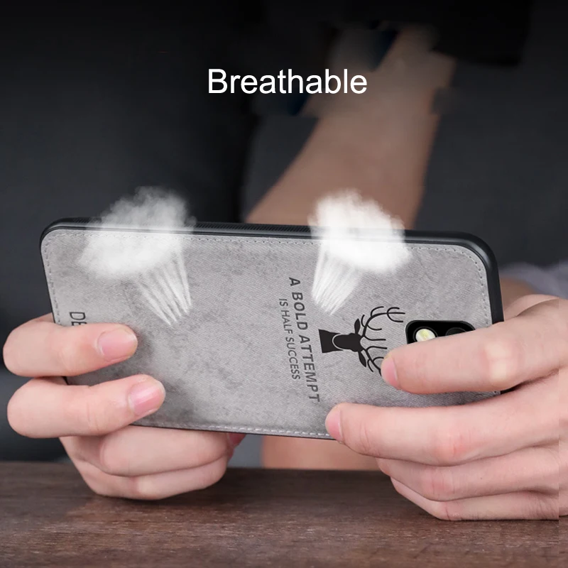 for-Huawei-Mate-20-Pro-Lite-X-Case-Cloth-Texture-3D-Embossing-Deer-Soft-Bumper-Fabric (1)