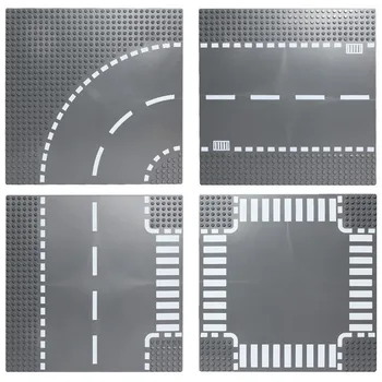 

High Quality 32*32 Dots City Road Sea Beach Base Plate Compatible for Brand Baseplate Model Building Blocks Sets Toys Gifts