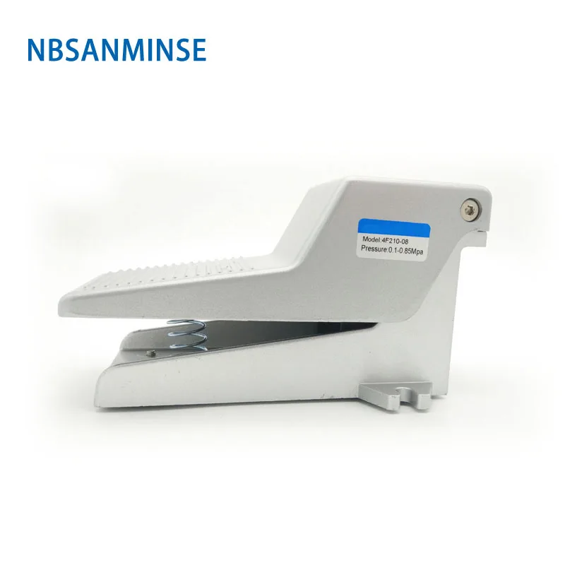 NBSANMINSE 4F 210-08 ножной клапан 2 положения 5 ходовой ножной клапан Педальный клапан 1/4 г резьба непосредственно управляемый Пневматический воздушный клапан