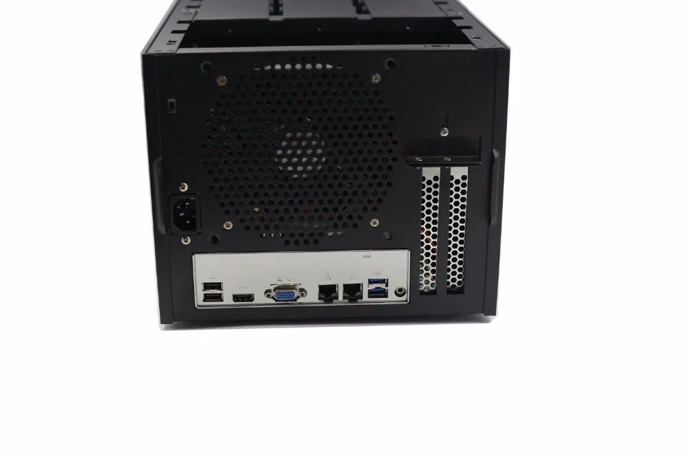 HCiPC J1900 6Bay NAS ПК BareBone над корпус для жесткого диска 6 шт. 3 5 или 2 дюймов HDD