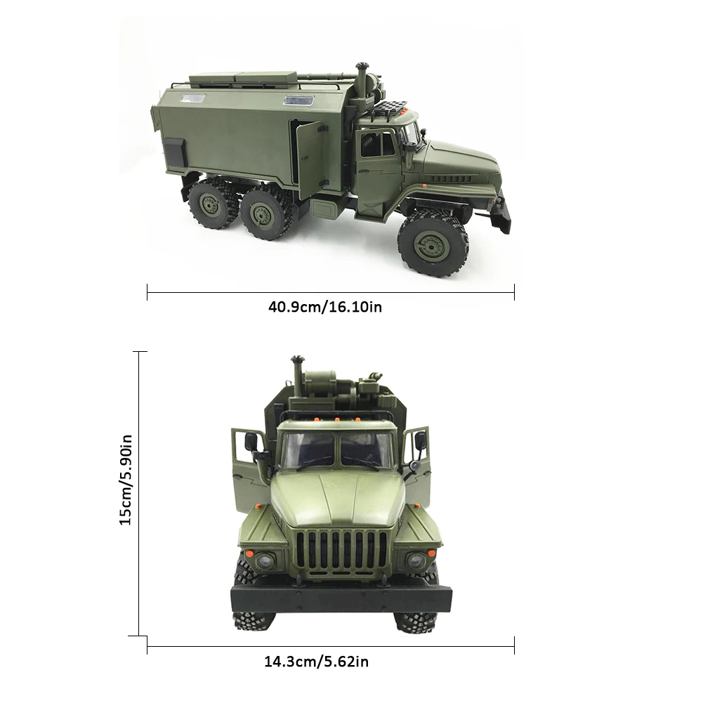 1:16, военный грузовик с дистанционным управлением, 6 колес, 2,4G, внедорожный Радиоуправляемый автомобиль, 4WD, радиоуправляемая светодиодная машина, рождественский подарок для мальчика