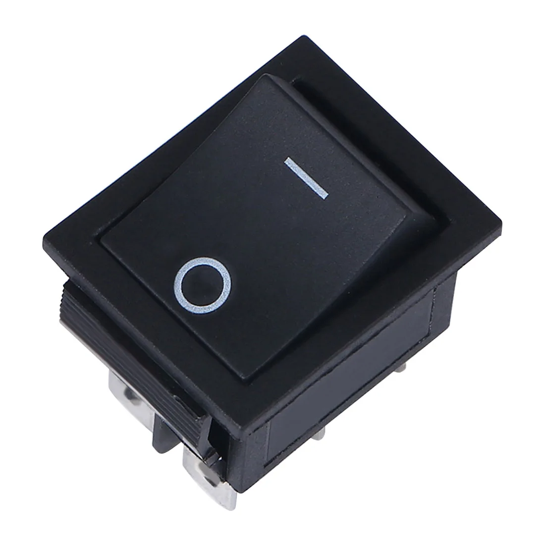 

1pc DIY Rocker Switch Power Switch Boat 3 Position 6Pin Button Latching with Lamp Light 2-speed rocker switch waveform power sup