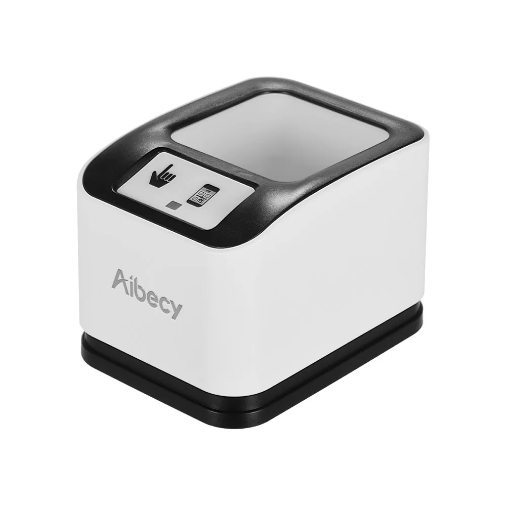 【Sale】Aibecy 2200 1D/2D/QR Bar Code Scanner CMOS Image Desktop Barcode Reader USB Omnidirectional Screen Barcode Scanner