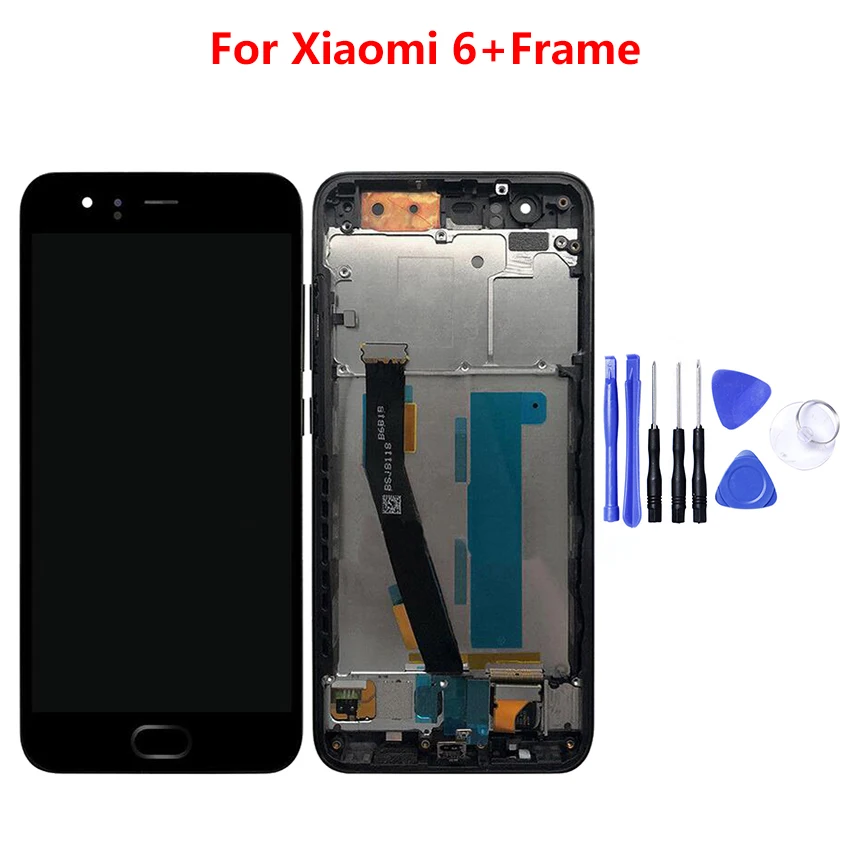 

For Xiaomi Mi 6 Mi6 LCD Display With Touch Screen With Frame Digitizer Assembly NEW For 5.15" Xiaomi Mi6 LCD Replacement Parts