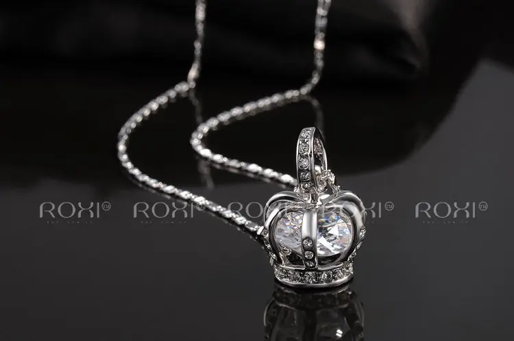 2017 ROXI Трендовое женское ожерелье в европейском стиле с Королевской короной 3