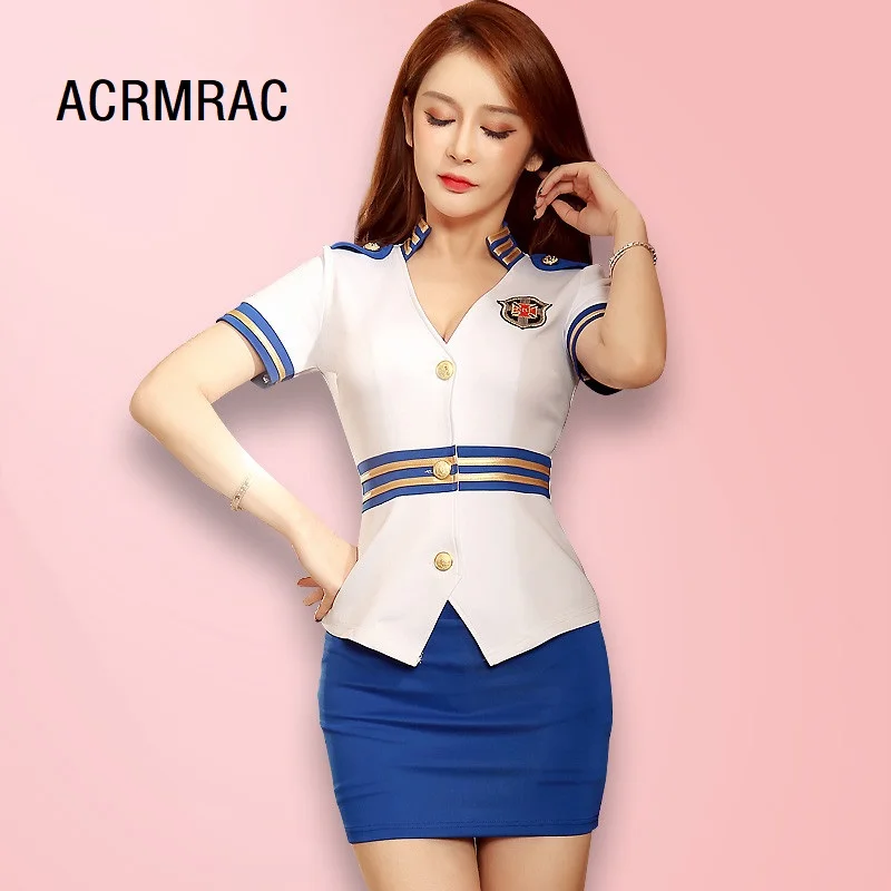 

Women Sets Slim summer splice Short sleeve short coat skirt 2-piece set Women Skirts suits Women set suits 2327