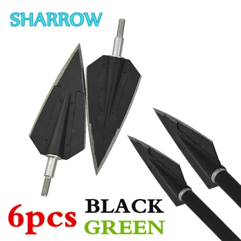 

6/12Pcs 150gr Archery Arrowhead Broadheads 150Grain Universal Thread 2 Fix Blade Tip Points Target Outdoor Archery Accessories