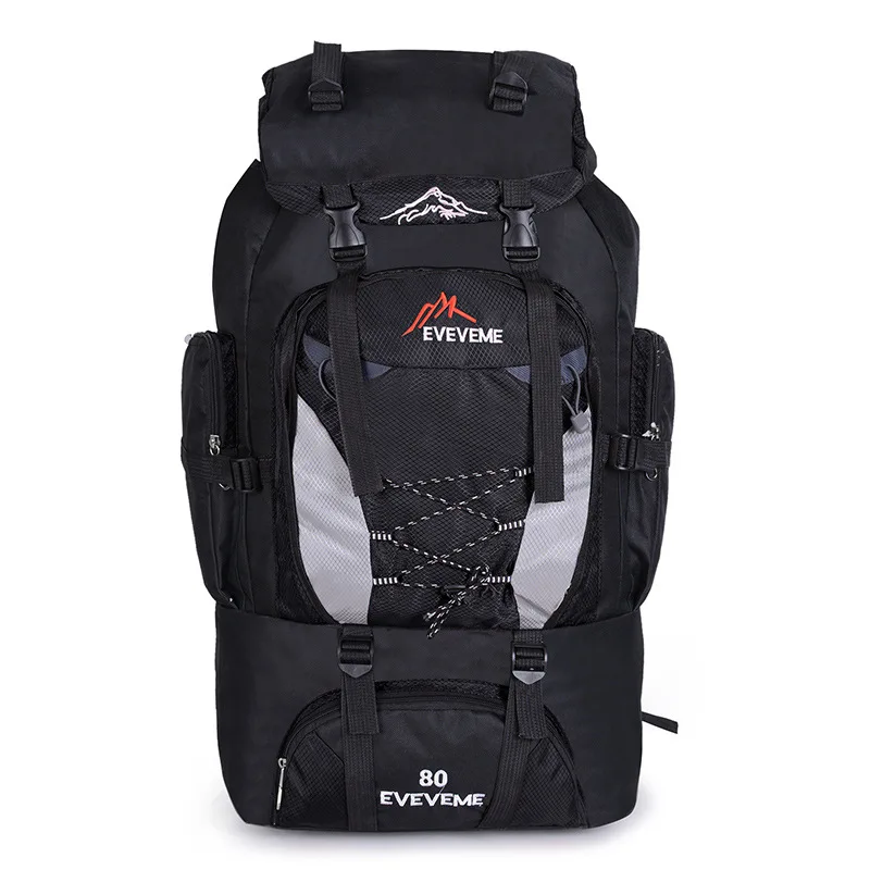 80L Waterproof Outdoor Unisex Travel Multi purpose Climbing Backpacks