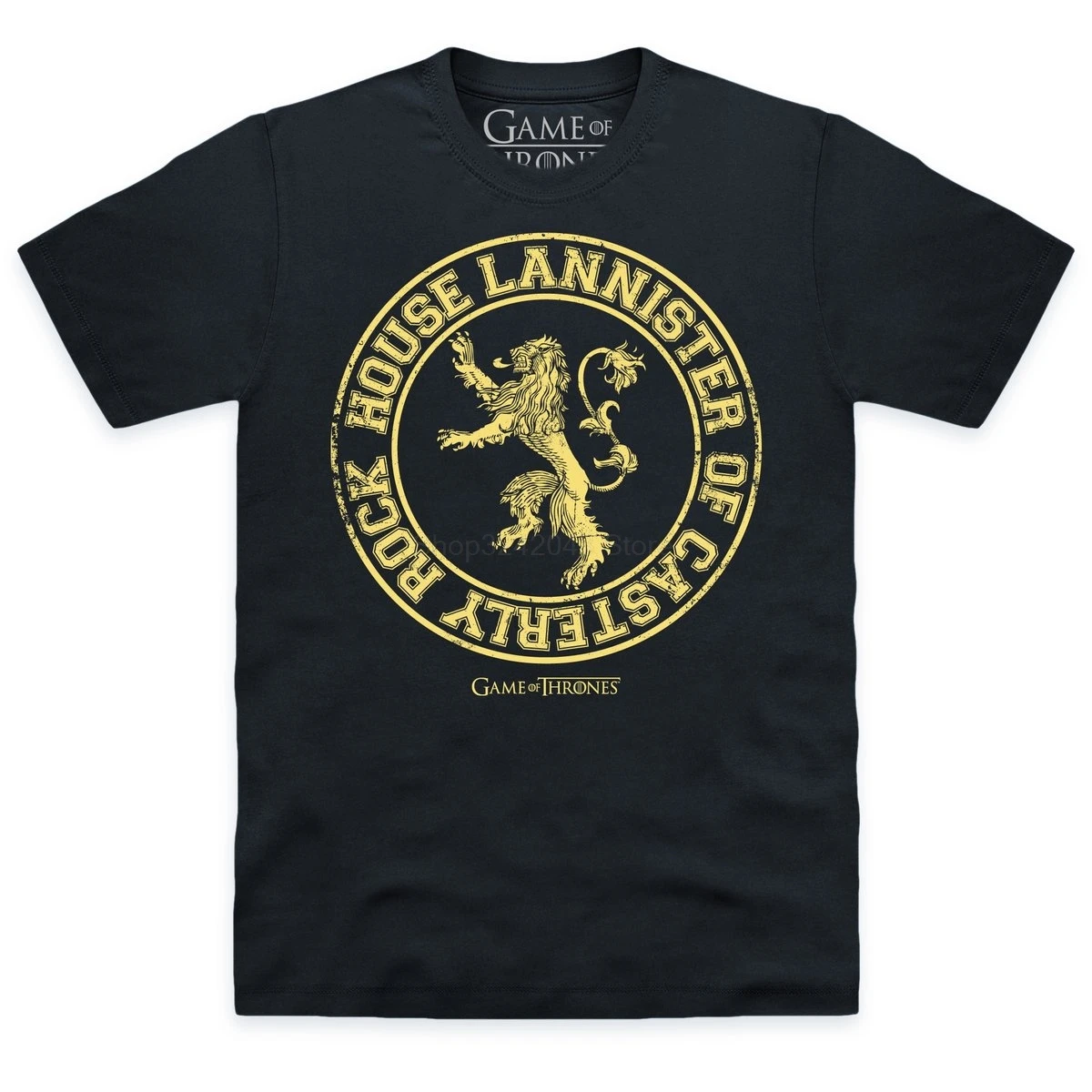 

GILDAN Brand Game Of Thrones - House Lannister T-Shirt 2019 Summer Short Sleeve T-Shirt