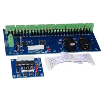 

Factory direct WS-DMX-27CH-LED light with controller led dmx512 decoder 12-24V 27A