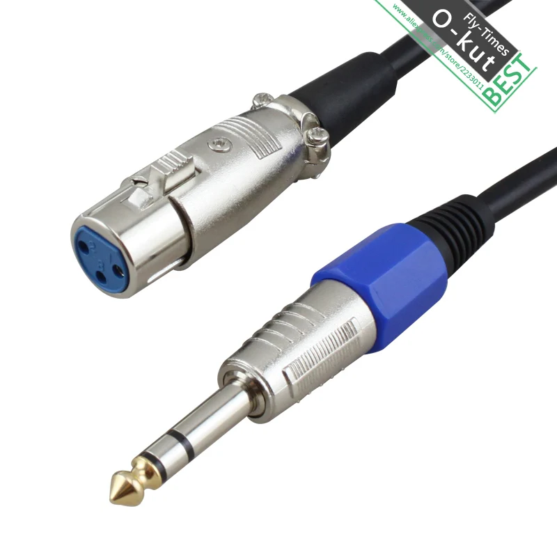 OKUT KQ7770 3 core XLR to Male audio3 pin Canon line of balanced