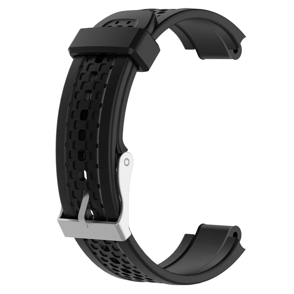 

Replacement Silicone Sport Watch Band Strap for Garmin Forerunner 25 GPS Running Watchband with Tool Large Size for Men