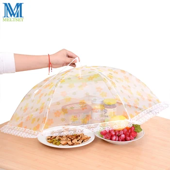 

Meltset Umbrella Food Cover Picnic Table Fly Mosquito Mesh Net Cover Tent Anti Fly Mosquito Food Covers Kitchen Gadgets