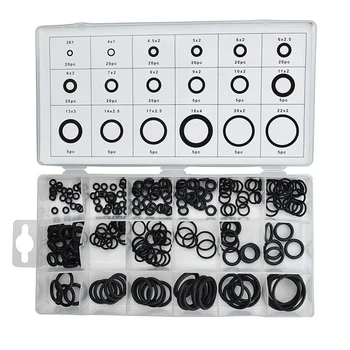 

225pcs/270 Pcs Rubber O Ring Washer Seals Watertightness Assortment o rings Gasket Washer 18 Different Size Gaskets Hand Tools