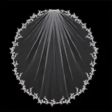 Белый цвет слоновой кости Локоть Свадебные вуали 1 слой Свадебные аксессуары Фата невесты с расческой