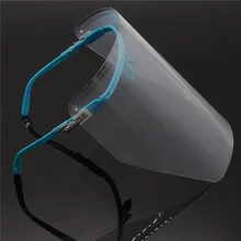 Стоматологическая лаборатория регулируемый Полный лицевой щит с четким со съемным козырьком одежда на глаза для стоматологической клиники