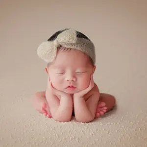 Newborn headband photography props,Baby mohair head wear photo props