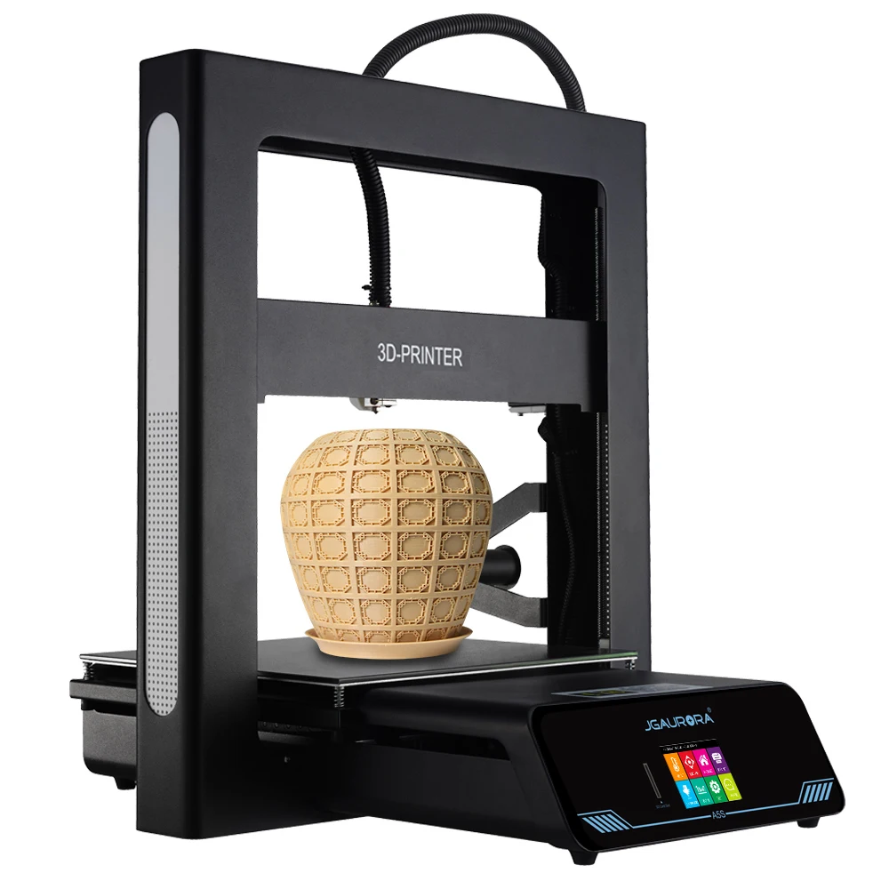 3D принтер JGMAKER A5S большой размер печати 305X305X320mm цветной сенсорный дисплей высокая
