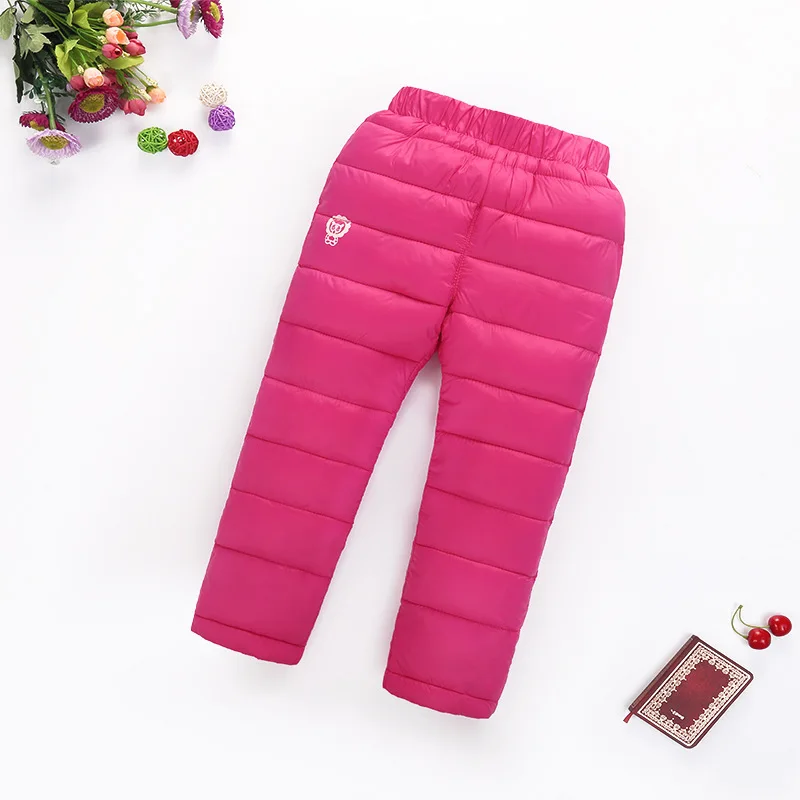 2016 new winter children s clothing kids down pants baby boys and girls casual sport pants