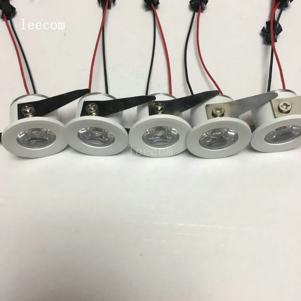 10x 1W White LED Ceiling Down Light Cabinet lights Recessed Lamp AC 85~265V