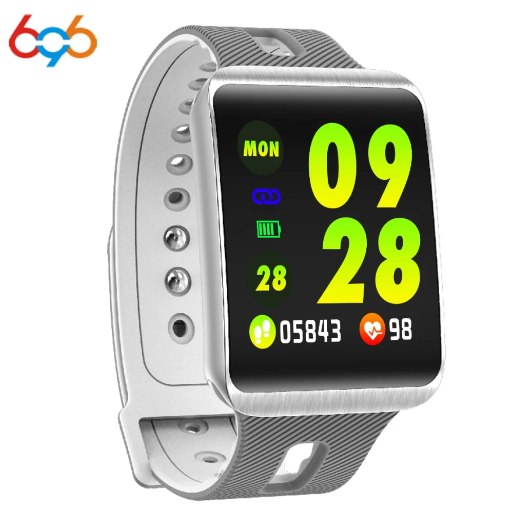 

696 GT98 Smart Bracelet Heart rate monitor Multi-Sports Mode Fitness Tracker Wristband IP67 Waterproof For Android ios Phone