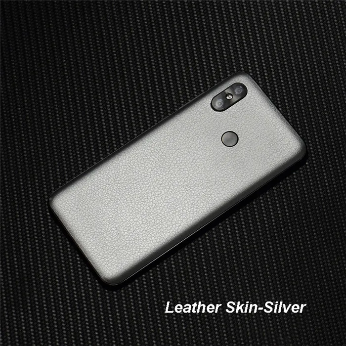 3D Carbon Fiber  Leather Wood Skins Protective Phone Back Cover Stiker For Xiaomi Mi8 SE Redmi 6 Pro 5 Plus Note 5 5A Sticker (8)