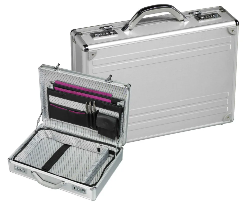 Waterproof Aluminum Attache Cases / Briefcase For Packing Laptopin