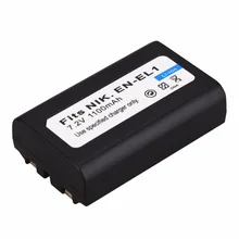 1×1100 мАч en-el1 Батарея для Nikon Coolpix 500 775 880 885 990 995 4300 4500 4800 5000 5400 5700 8700 Minolta A200 dg5w Bateria