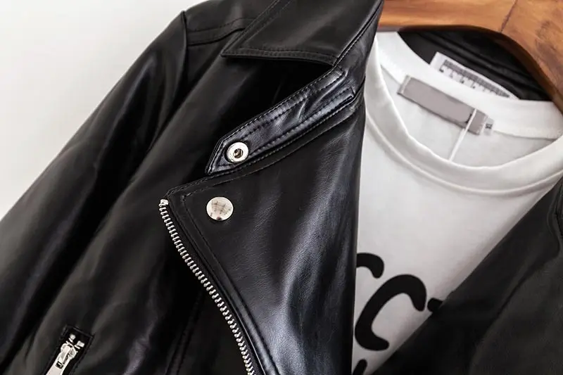 Pu B2 B246 Automne Mode Manteaux Casual En Veste Vêtements Cuir Hiver Taille Pour Noir Plus Femmes 5xl Courts HqSIFq